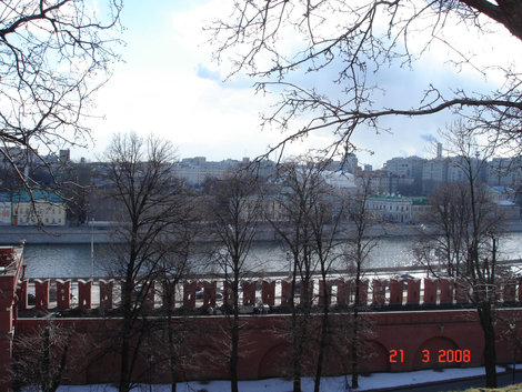 вид на набережную Москва, Россия