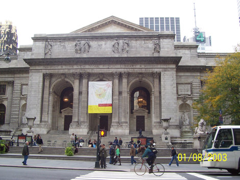 публичная библиотека Нью-Йорк, CША