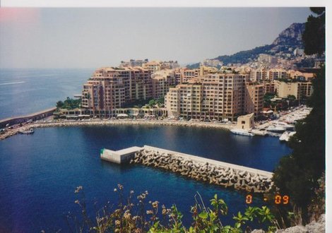 вид на море Монако