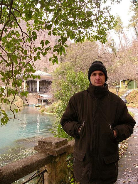 Антон на реке Псырцха Новый Афон, Абхазия