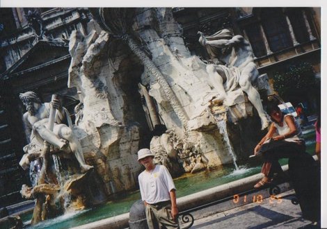 Рим - 1 - фонтан Треви Рим, Италия