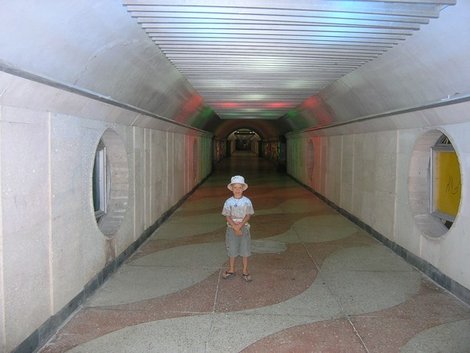 Партенит. Тоннель в военном санатории Республика Крым, Россия